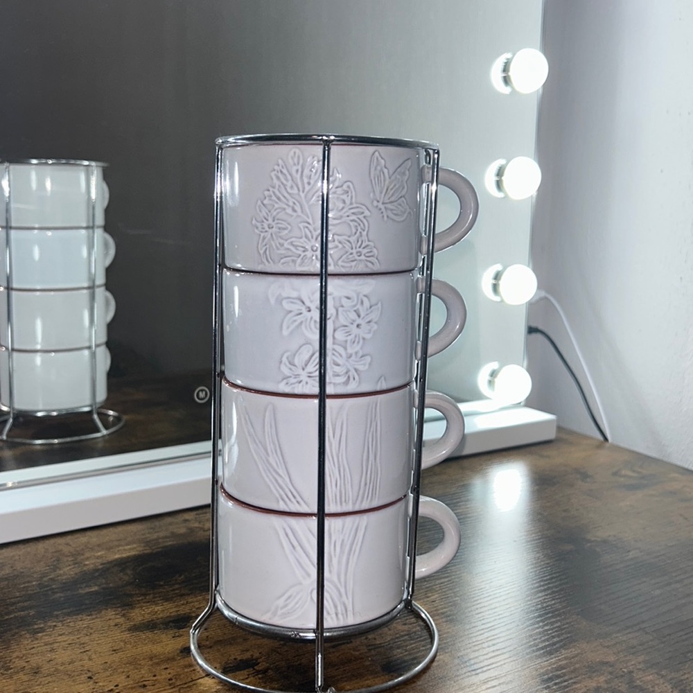 Pier 1 stacking coffee cups